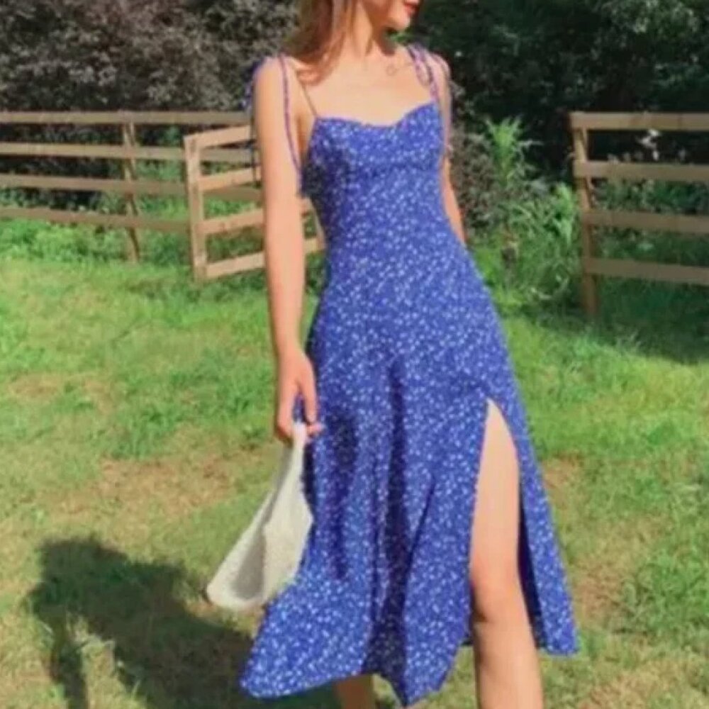 REFORMATION-STYLE Strappy Dress